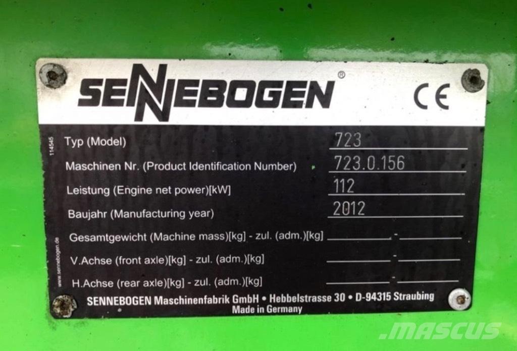 Sennebogen 723 Kolové nakladače