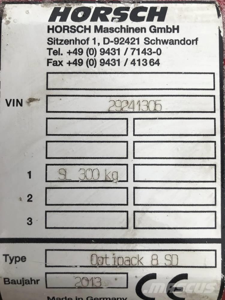 Horsch Optipack 8 SD Talířové brány