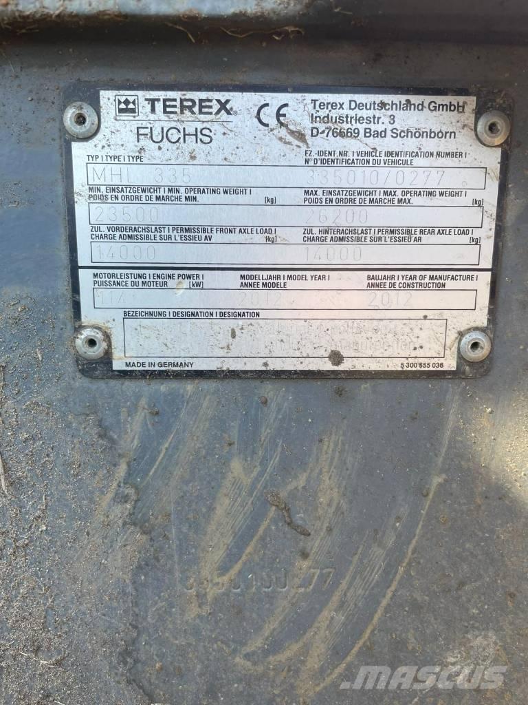 Fuchs MHL 335 Stroje pro manipulaci s odpadem