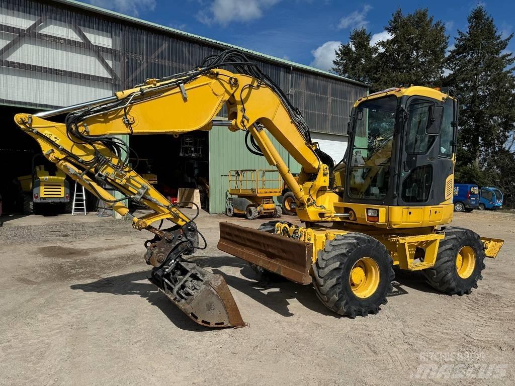 Komatsu PW 98 MR-8 Kolová rýpadla