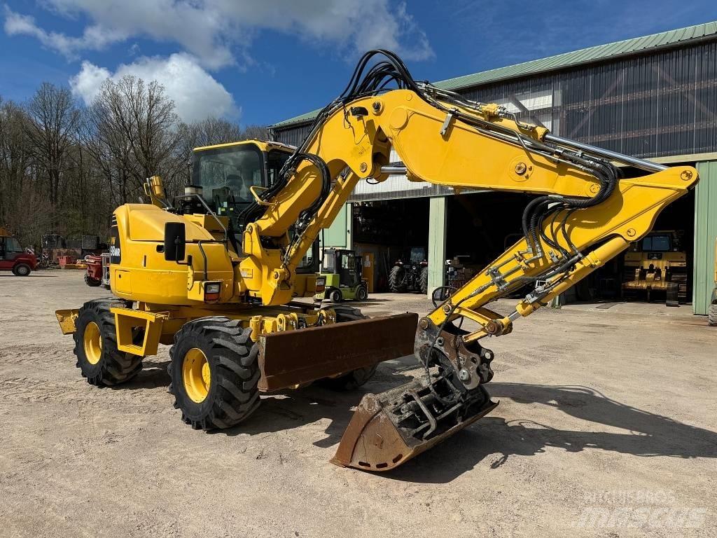 Komatsu PW 98 MR-8 Kolová rýpadla