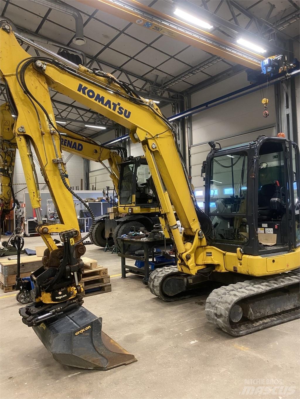 Komatsu PC55MR-5 Mini rýpadla < 7t