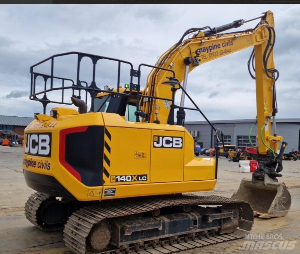 JCB 140X Steelwrist Pásová rýpadla
