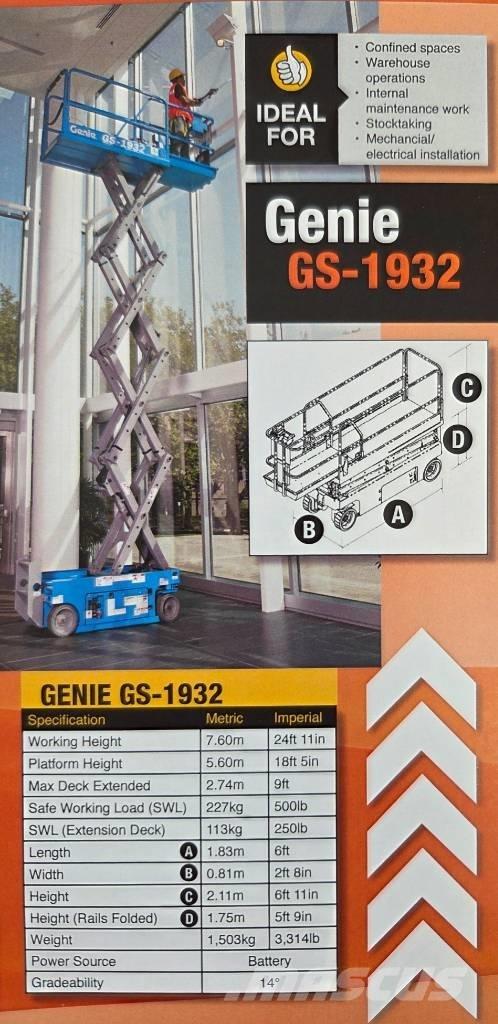 Genie GS 1932 Nůžková zvedací plošina