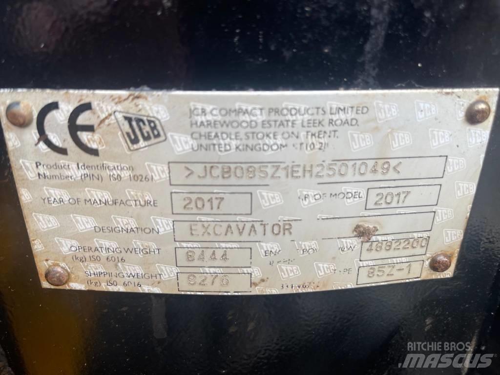 JCB 85 Z Midi rýpadla 7t - 12t
