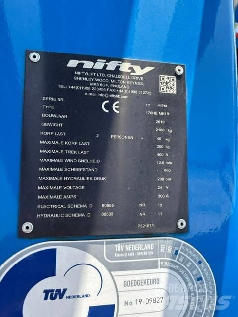 Niftylift 170 H E Přívěsové plošiny