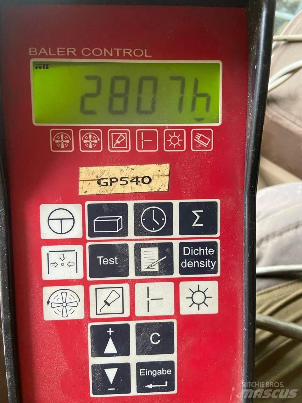 Case IH 540 Lis na hranaté balíky
