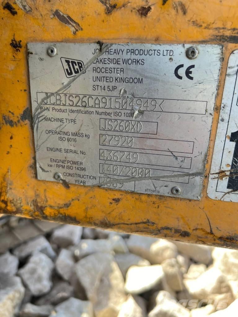 JCB JS 260 XD Radiátory