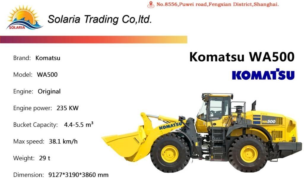 Komatsu WA 500 Kolové nakladače