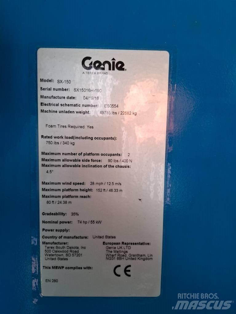 Genie SX 150 Teleskopické plošiny
