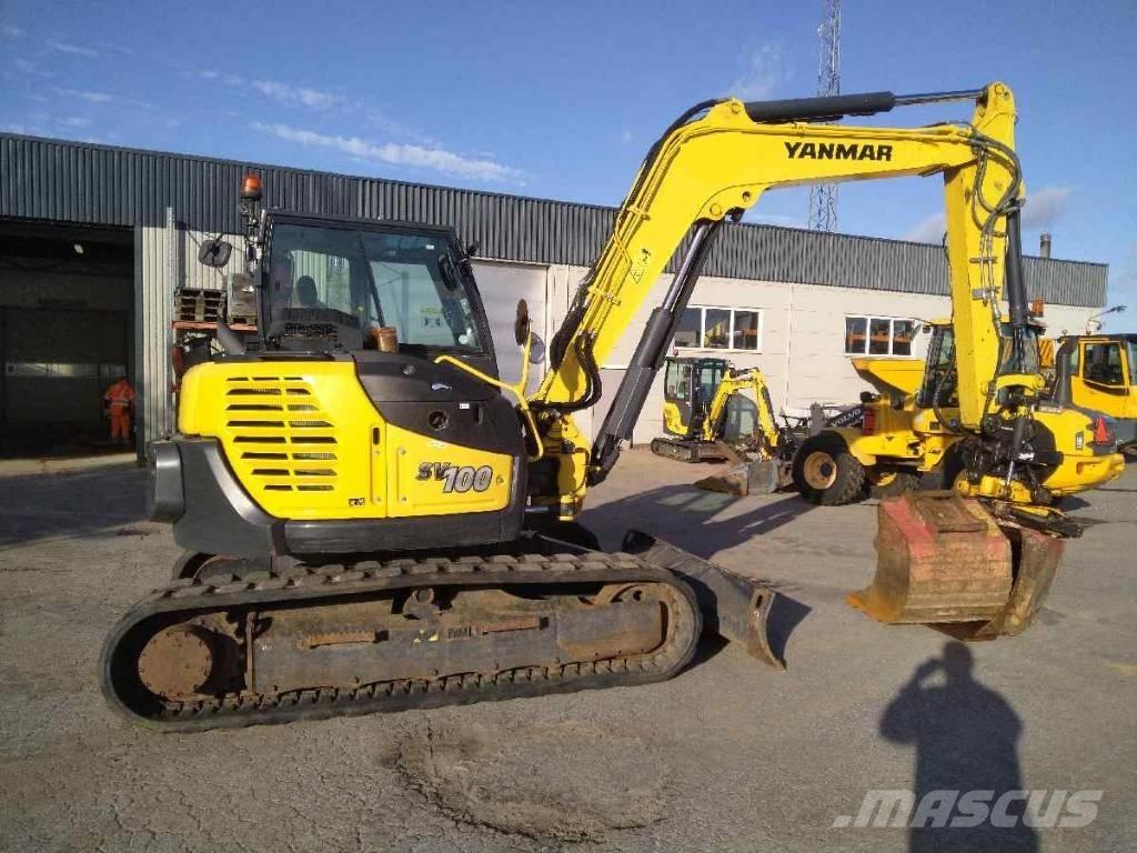 Yanmar SV 100-2A Midi rýpadla 7t - 12t