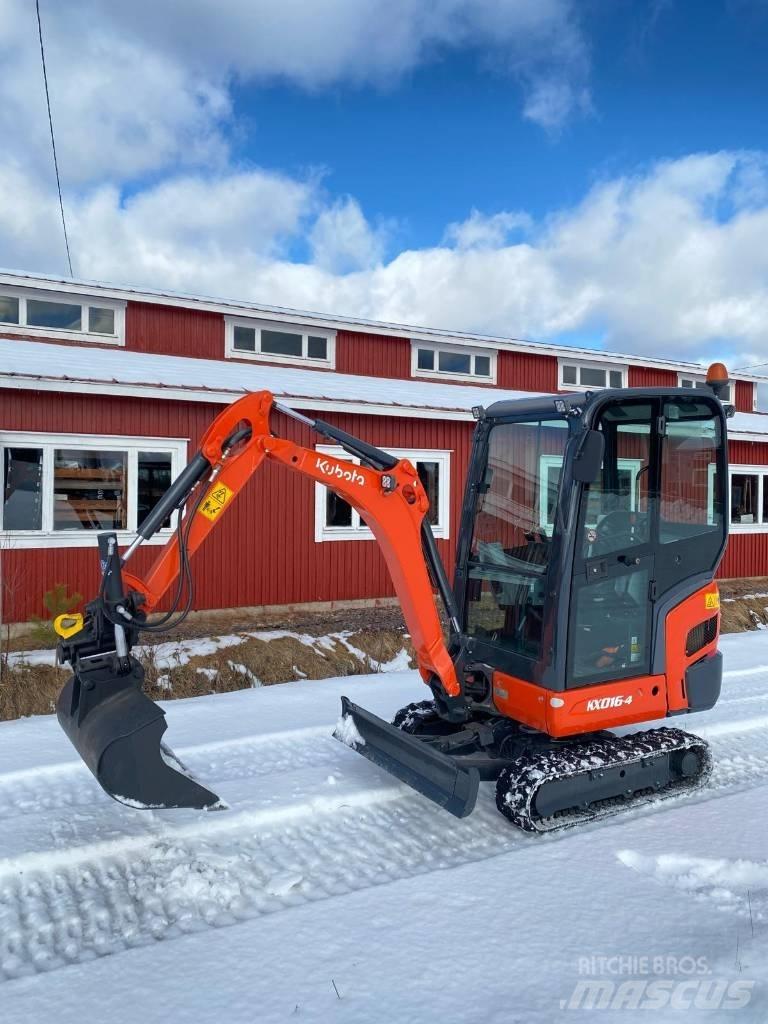 Kubota KX016-4 Mini rýpadla < 7t