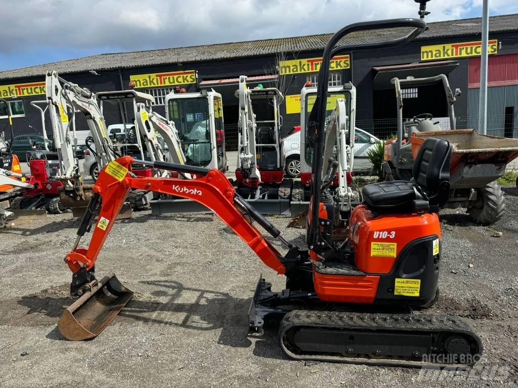 Kubota U 10-3 Mini rýpadla < 7t