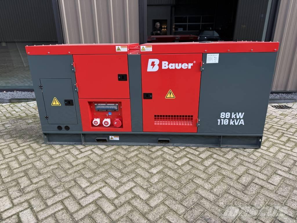 Bauer 110 KVA Naftové generátory