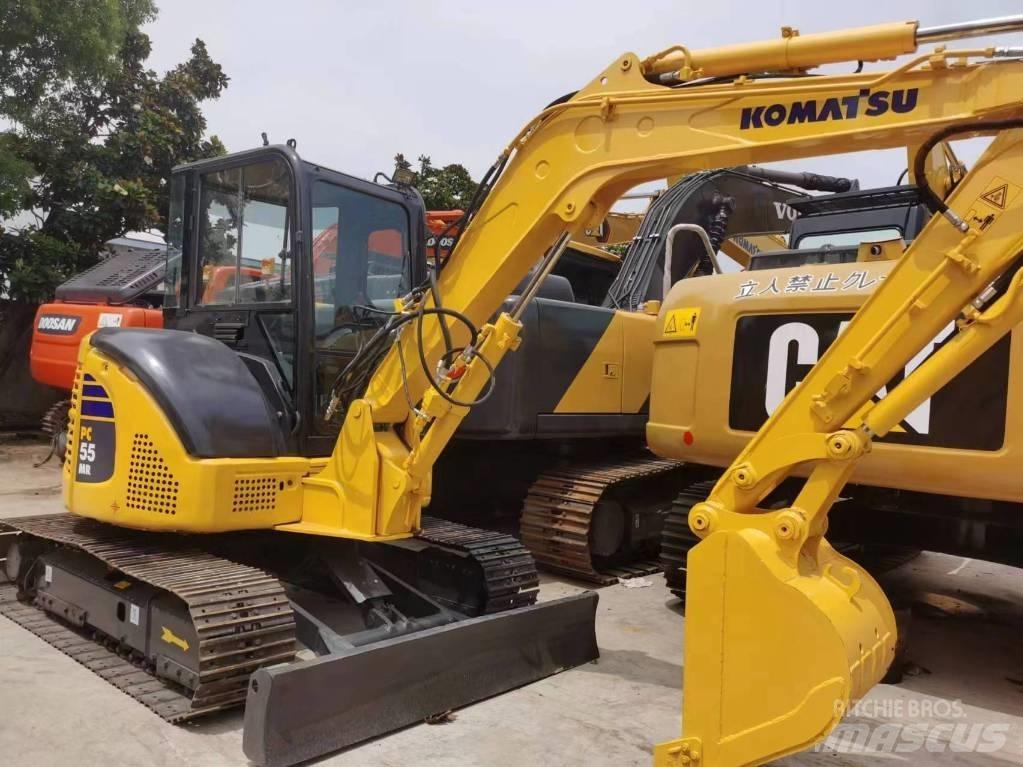 Komatsu PC 55 Pásová rýpadla