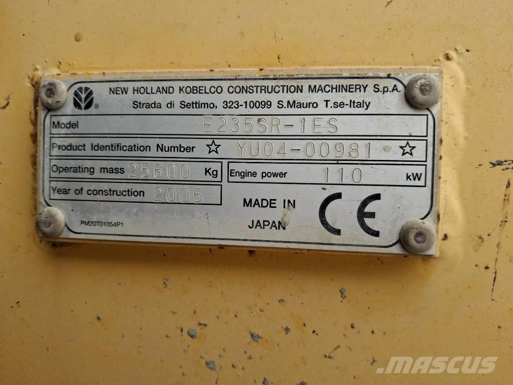 New Holland E 235 SR Pásová rýpadla