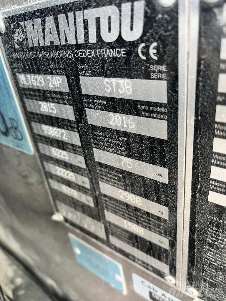 Manitou MLT 629 Teleskopické nakladače pro zemědělství