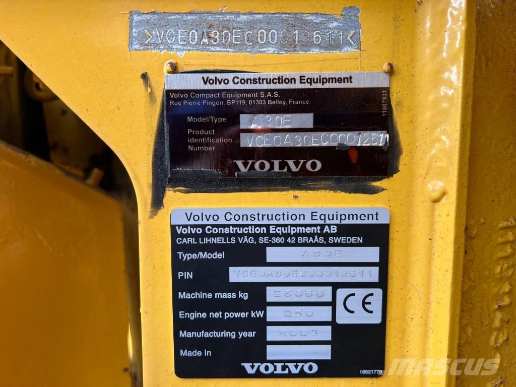 Volvo A30E Kloubové dempry