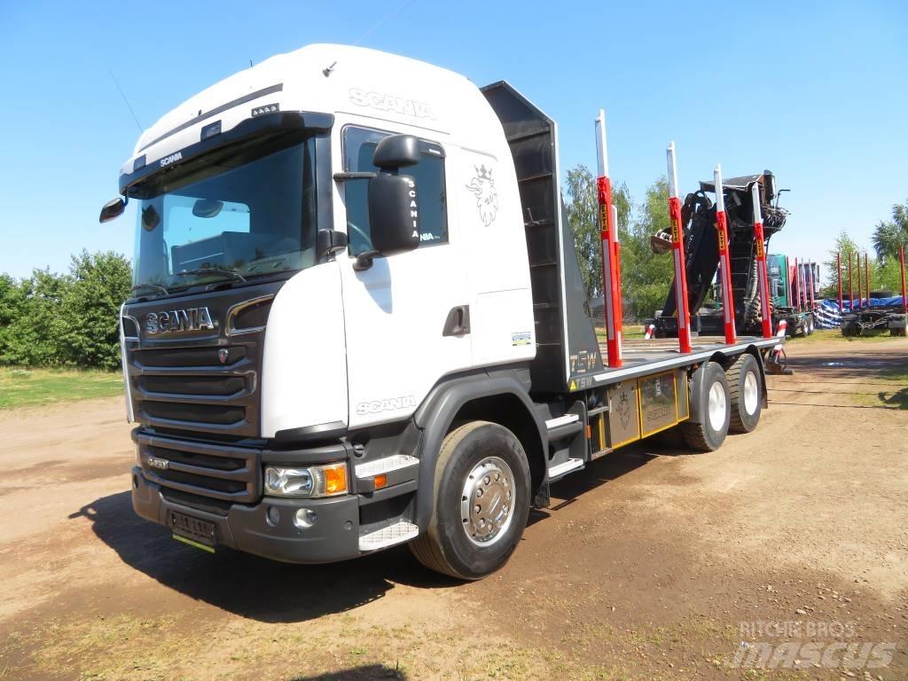 Scania G 450 Vozy na přepravu kmenů