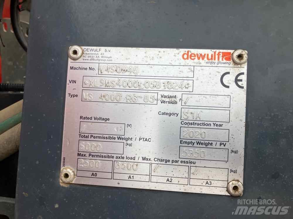 Dewulf MS4000 Sázecí stroje na brambory