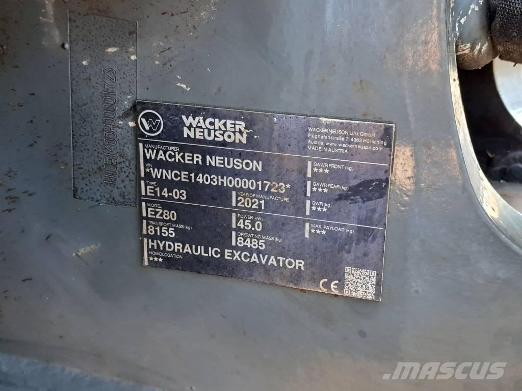 Wacker Neuson EZ 80 Pásová rýpadla