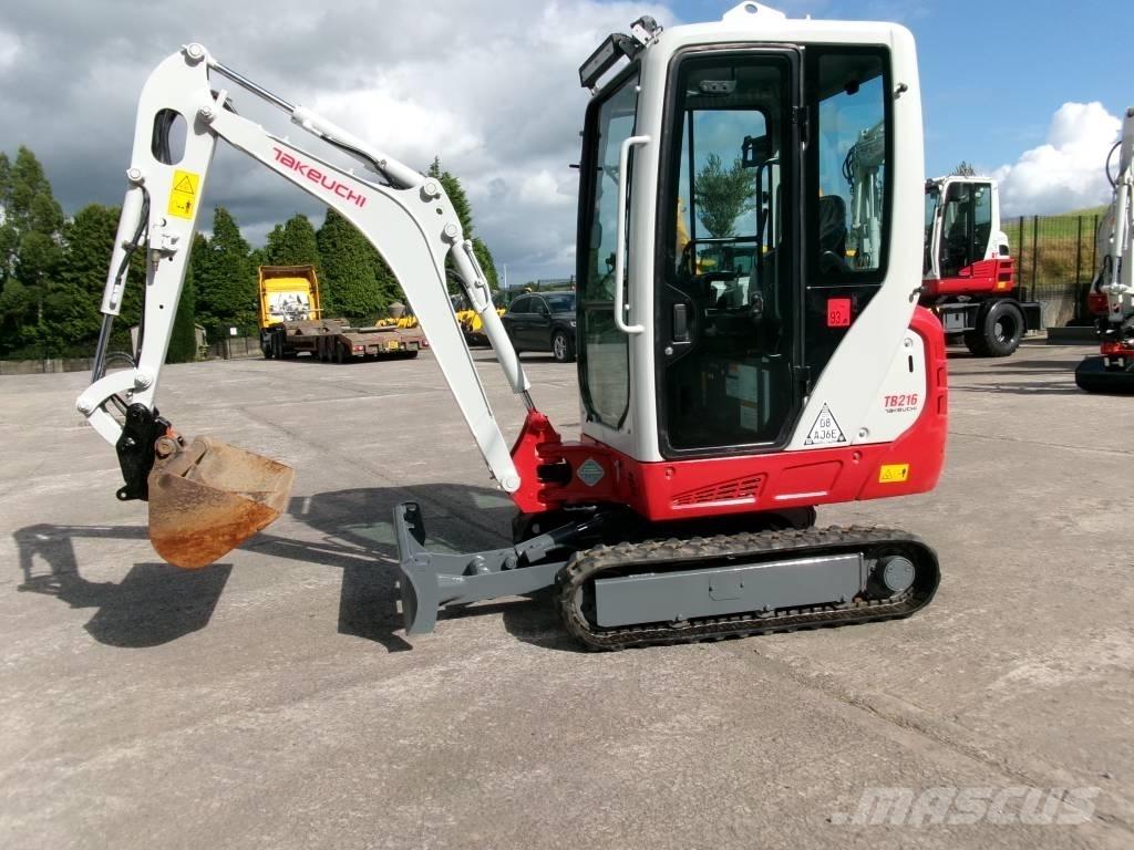 Takeuchi TB 216 Mini rýpadla < 7t