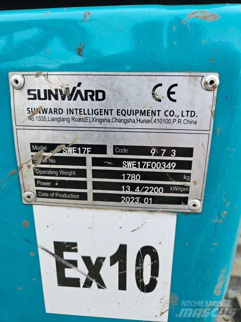Sunward SWE 17 F Mini rýpadla < 7t