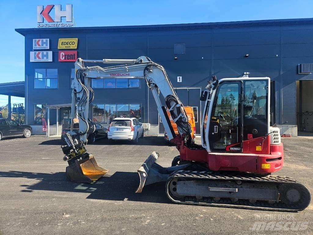 Takeuchi TB 280 FR Midi rýpadla 7t - 12t