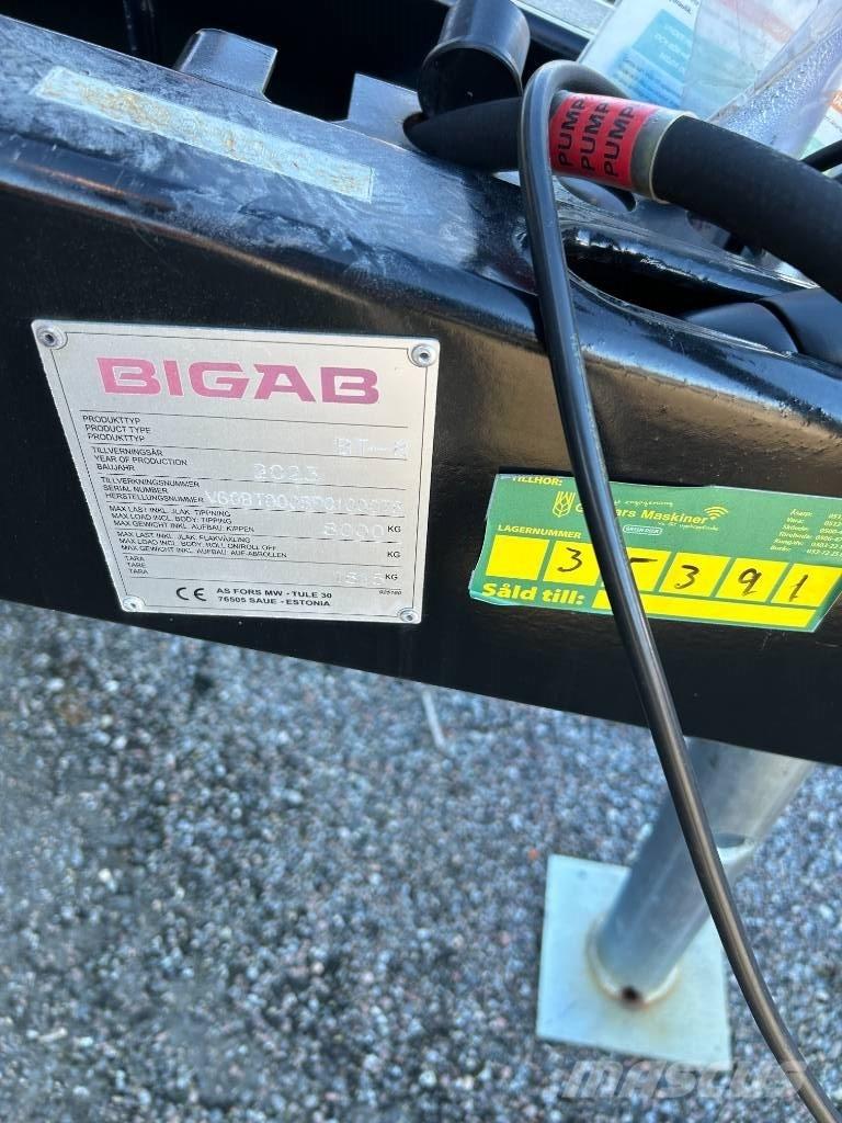 Bigab T8 DUMPERKÄRRA Další přívěsné vozíky