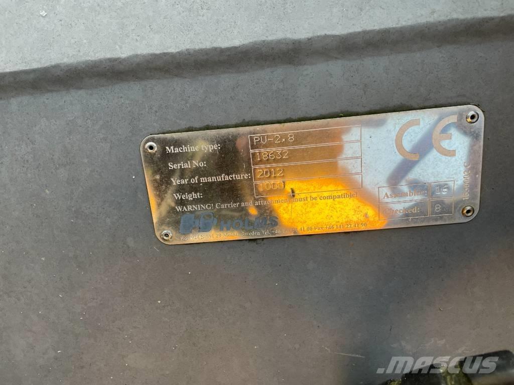 Holms Vikplog 2,8m. Sněžné pluhy, přední sněhové radlice