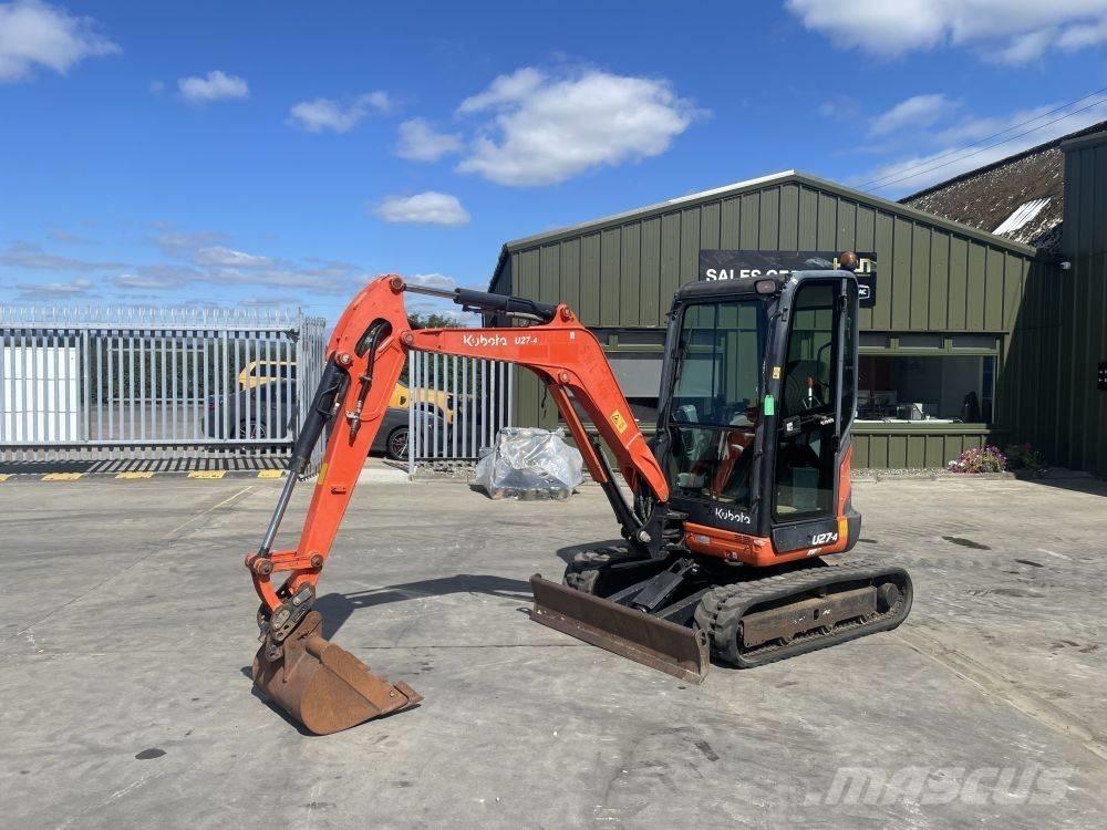 Kubota U 27-4 Mini rýpadla < 7t