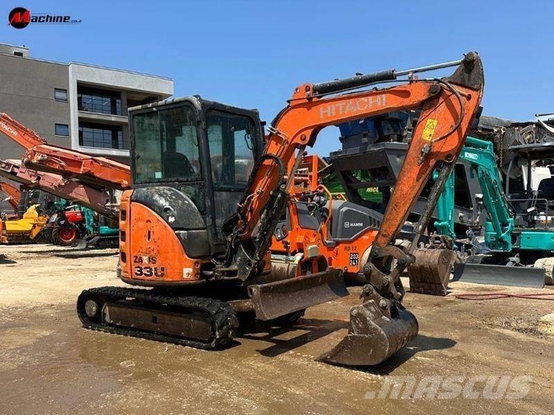 Hitachi ZX 33 U-5 Mini rýpadla < 7t