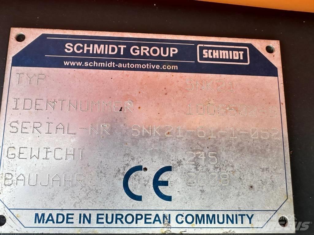 Schmidt SNK21 Sněžné pluhy, přední sněhové radlice