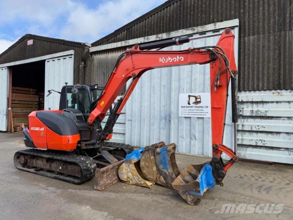 Kubota KX 080 Midi rýpadla 7t - 12t
