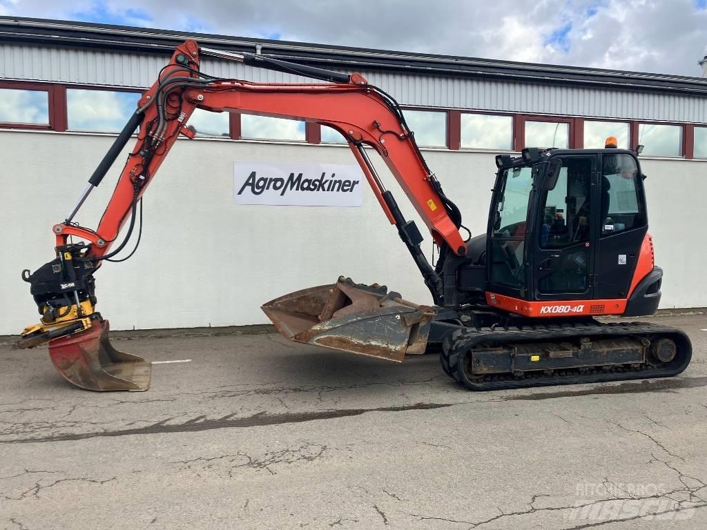 Kubota KX 080-4 Midi rýpadla 7t - 12t