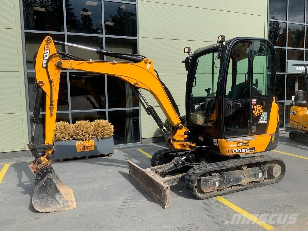 JCB 8026 CTS Mini rýpadla < 7t