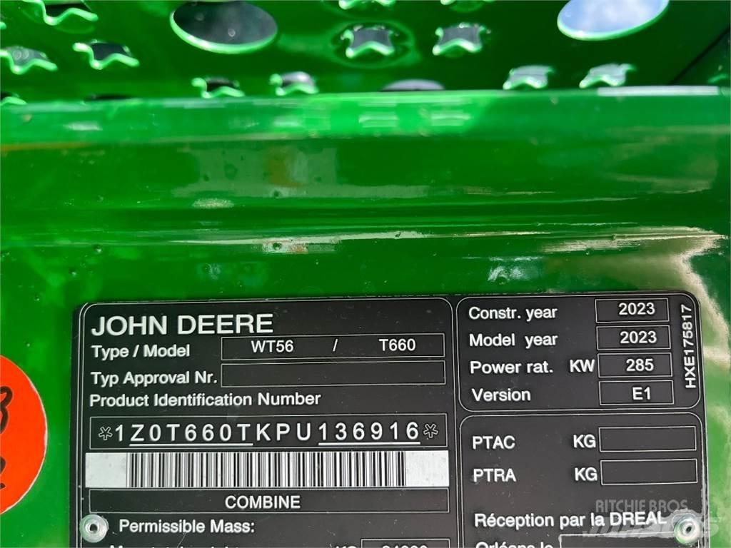 John Deere T660 Sklízecí mlátičky