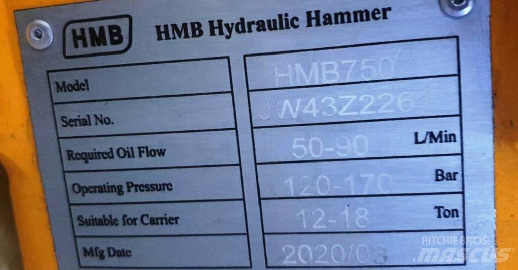 HMB 750 Bourací kladiva / Sbíječky