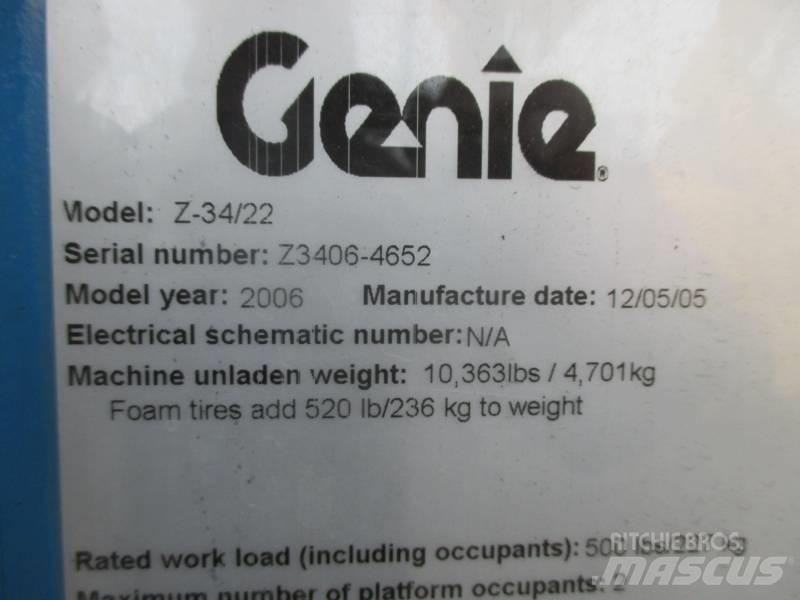Genie Z 34/22 RT Kloubové plošiny