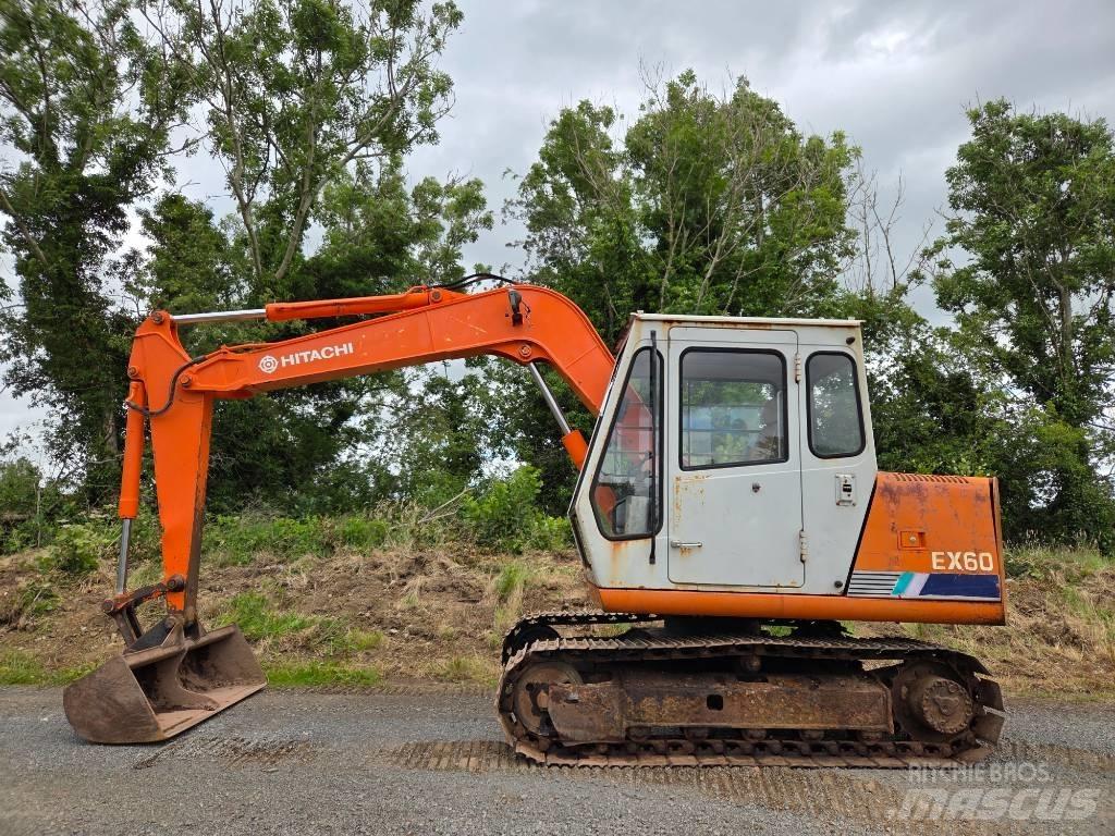 Hitachi EX 60-1 Pásová rýpadla