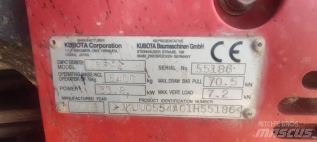 Kubota U 55-4 Mini rýpadla < 7t