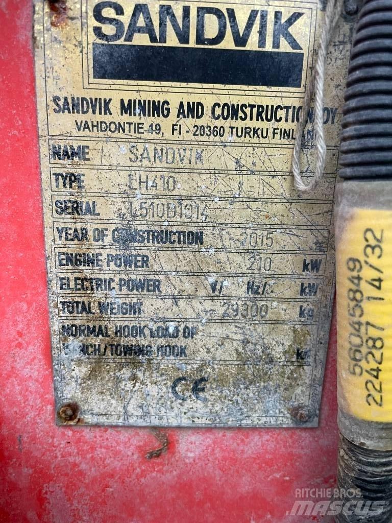 Sandvik LH 410 Podzemní nakladače
