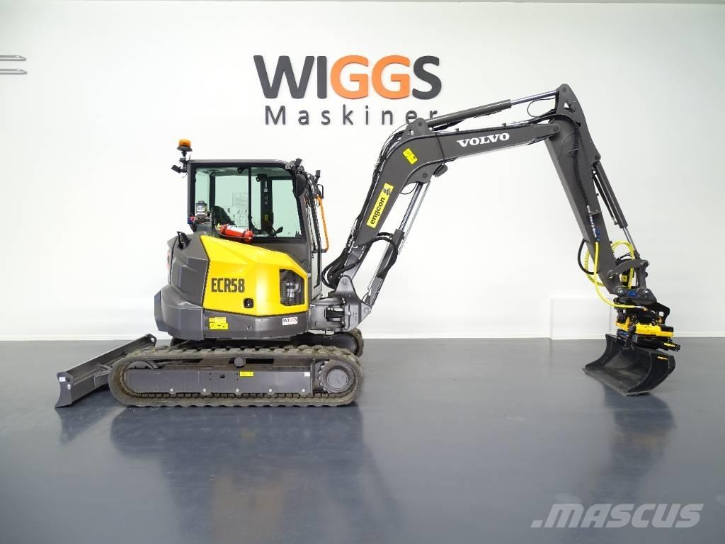 Volvo ECR58F Mini rýpadla < 7t