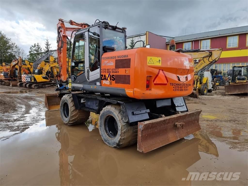 Hitachi ZX 140 W-3 Kolová rýpadla