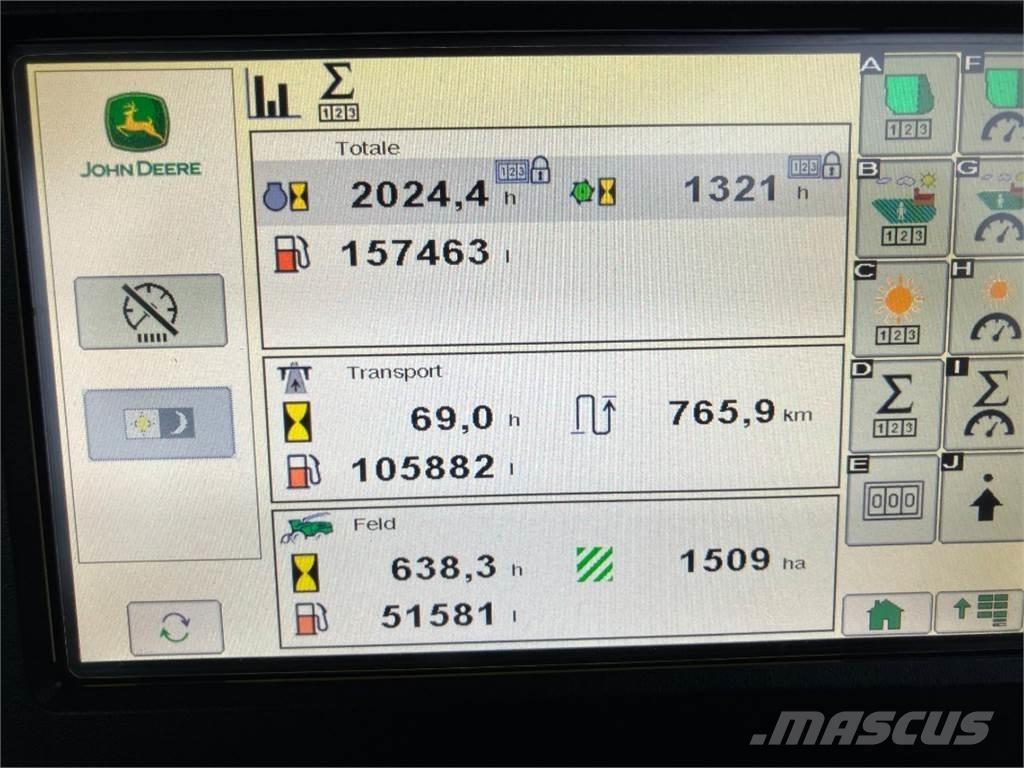 John Deere 9800i Sklízecí řezačka