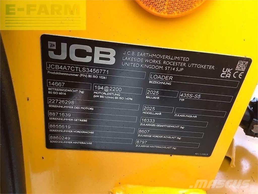 JCB 435s stufe v Mini rýpadla < 7t