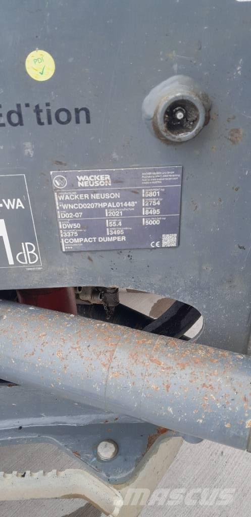 Wacker Neuson DW 50 Vyklápěcí dempry