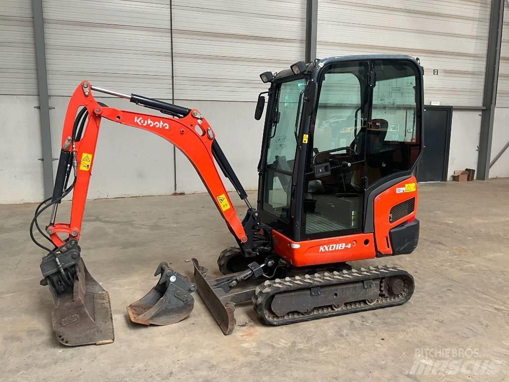 Kubota KX 018-4 Mini rýpadla < 7t