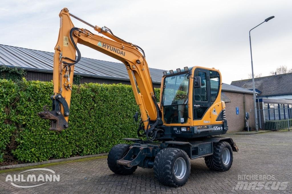 Hyundai R55W-9A Kolová rýpadla