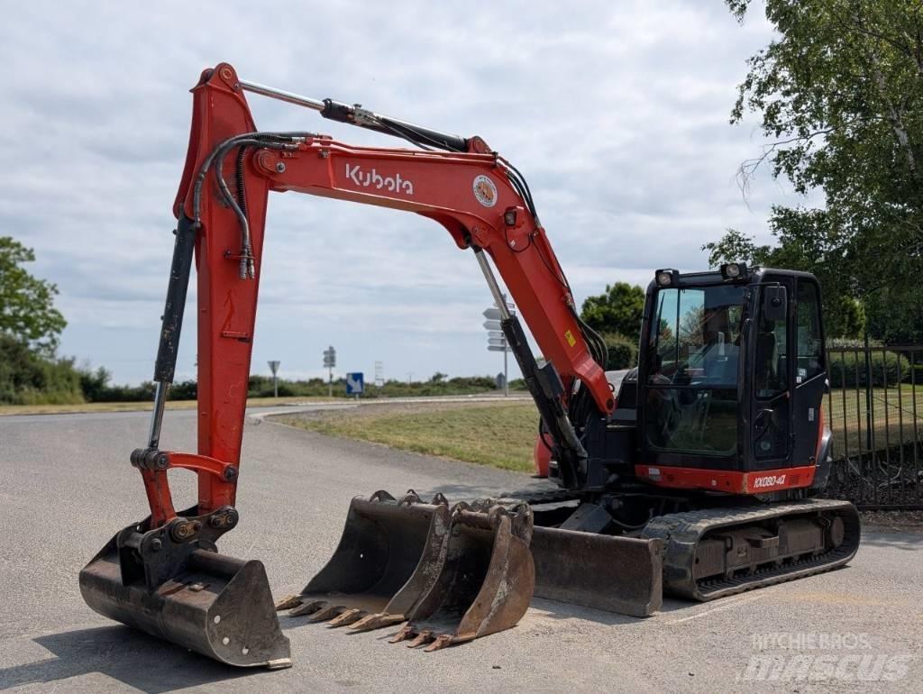 Kubota KX 080-4 Midi rýpadla 7t - 12t